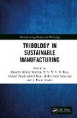 Bild von Tribology in Sustainable Manufacturing (eBook)