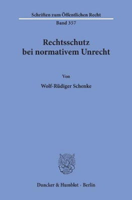 Bild von Rechtsschutz bei normativem Unrecht