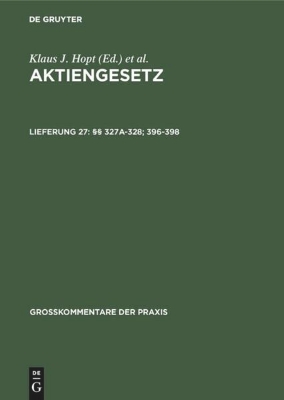 Bild von §§ 327a-328; 396-398 (eBook)