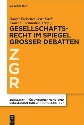 Bild von Gesellschaftsrecht im Spiegel großer Debatten (eBook)