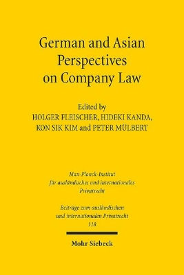 Bild von German and Asian Perspectives on Company Law (eBook)