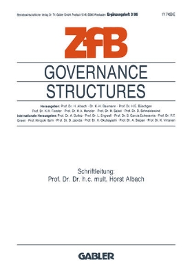 Bild von Governance Structures (eBook)