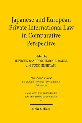 Bild von Japanese and European Private International Law in Comparative Perspective (eBook)