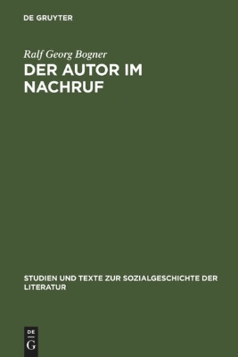 Bild von Der Autor im Nachruf (eBook)