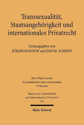 Bild zu Transsexualität, Staatsangehörigkeit und internationales Privatrecht (eBook)