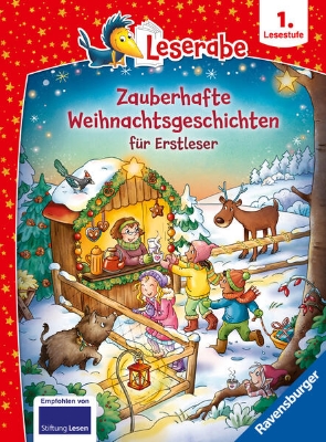 Bild von Zauberhafte Weihnachtsgeschichten für Erstleser - lesen lernen mit dem Leseraben - Erstlesebuch - Kinderbuch ab 6 Jahren - Lesen lernen 1. Klasse Jungen und Mädchen (Leserabe 1. Klasse)