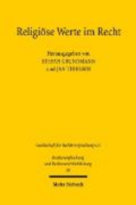 Bild zu Religiöse Werte im Recht (eBook)