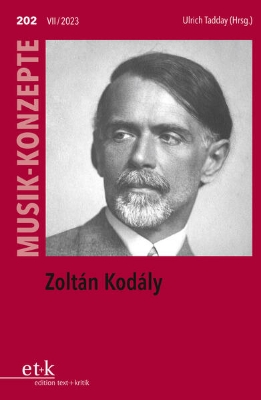 Bild von MUSIK-KONZEPTE 202: Zoltán Kodály (eBook)