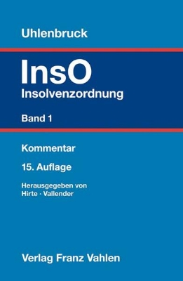 Bild von Insolvenzordnung Band 1