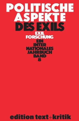 Bild von Politische Aspekte des Exils (eBook)