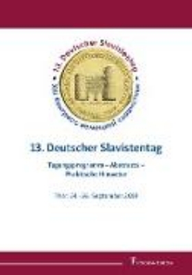 Bild von 13. Deutscher Slavistentag (eBook)