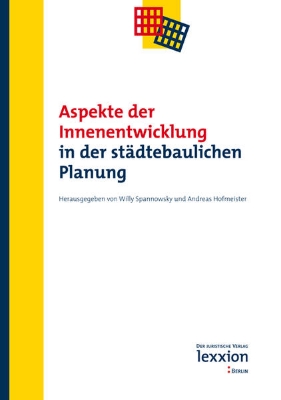 Bild von Aspekte der Innenentwicklung in der städtebaulichen Planung (eBook)