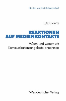 Bild von Reaktionen auf Medienkontakte (eBook)