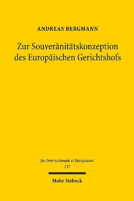 Bild von Zur Souveränitätskonzeption des Europäischen Gerichtshofs (eBook)