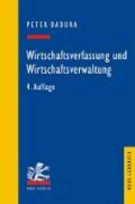 Bild von Wirtschaftsverfassung und Wirtschaftsverwaltung (eBook)