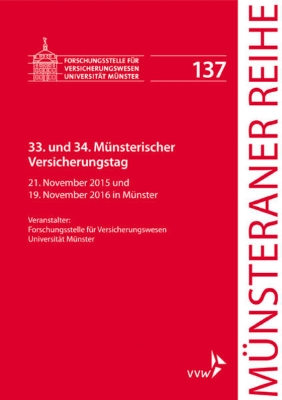 Bild von 33. und 34. Münsterischer Versicherungstag (eBook)