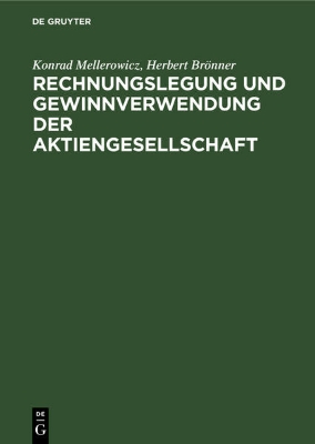 Bild von Rechnungslegung und Gewinnverwendung der Aktiengesellschaft