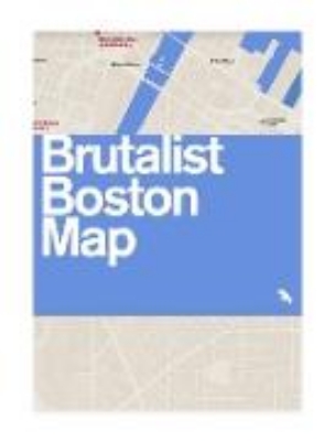 Bild von Brutalist Boston Map