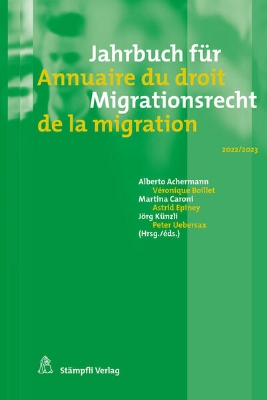 Bild von Jahrbuch für Migrationsrecht 2022/2023 - Annuaire du droit de la migration 2022/2023