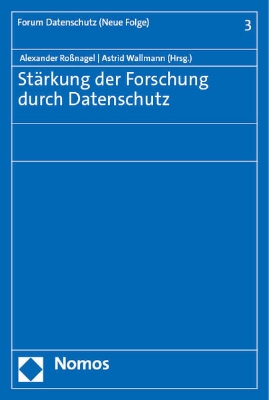 Bild von Stärkung der Forschung durch Datenschutz (eBook)