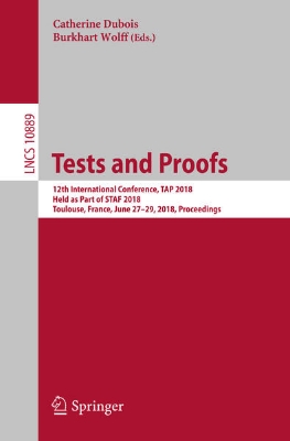 Bild von Tests and Proofs (eBook)