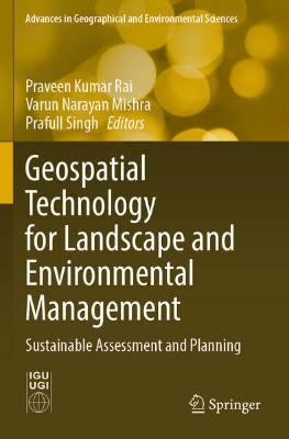 Bild von Geospatial Technology for Landscape and Environmental Management