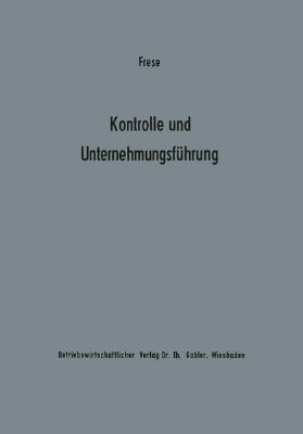 Bild von Kontrolle und Unternehmungsführung