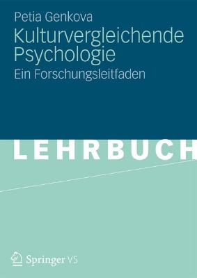 Bild von Kulturvergleichende Psychologie (eBook)