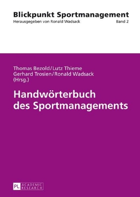 Bild von Handwörterbuch des Sportmanagements