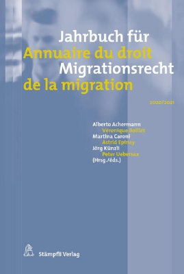 Bild von Jahrbuch für Migrationsrecht 2020/2021 Annuaire du droit de la migration 2020/2021