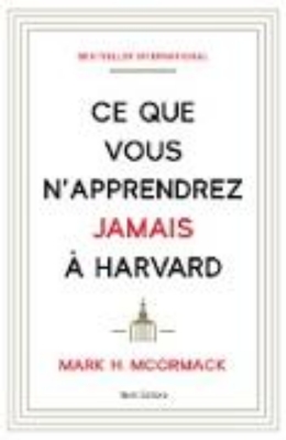 Bild von Ce que vous n'apprendrez jamais à Harvard (eBook)