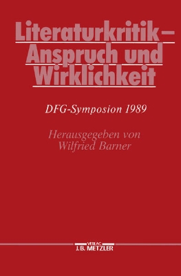 Bild von Literaturkritik - Anspruch und Wirklichkeit (eBook)