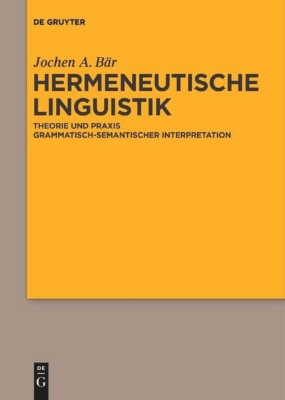 Bild von Hermeneutische Linguistik