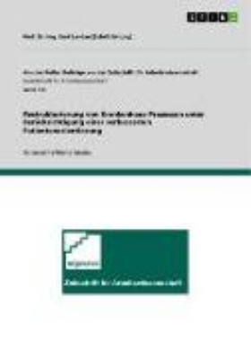 Bild von Restrukturierung von Krankenhaus-Prozessen unter Berücksichtigung einer verbesserten Patientenorientierung (eBook)