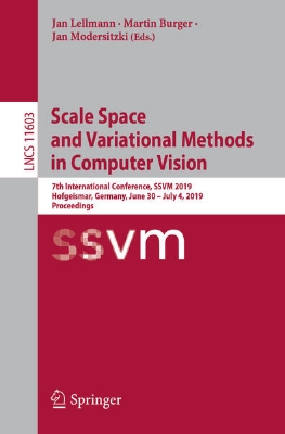 Bild von Scale Space and Variational Methods in Computer Vision