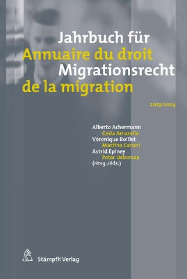 Bild von Jahrbuch für Migrationsrecht 2023/2024 - Annuaire du droit de la migration 2023/2024