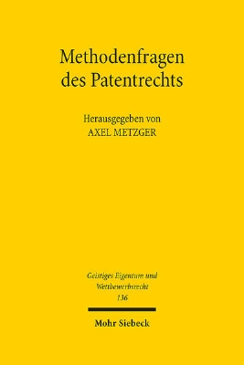 Bild von Methodenfragen des Patentrechts (eBook)