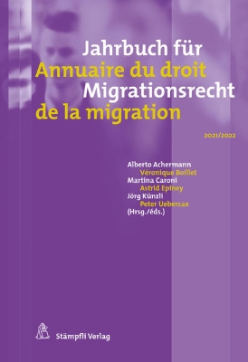 Bild von Jahrbuch für Migrationsrecht 2021/2022 Annuaire du droit de la migration 2021/2022 (eBook)