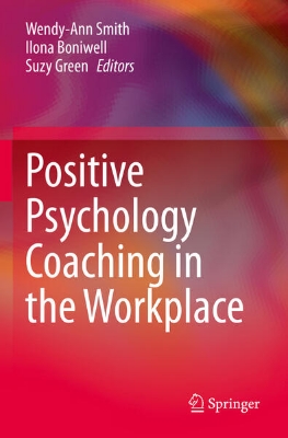 Bild von Positive Psychology Coaching in the Workplace