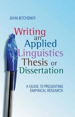 Bild von Writing an Applied Linguistics Thesis or Dissertation (eBook)