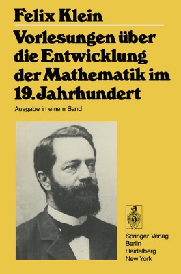 Bild von Vorlesungen über die Entwicklung der Mathematik im 19. Jahrhundert (eBook)