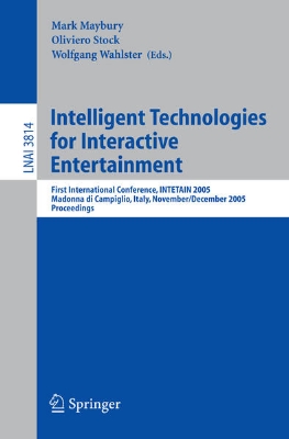 Bild von Intelligent Technologies for Interactive Entertainment (eBook)