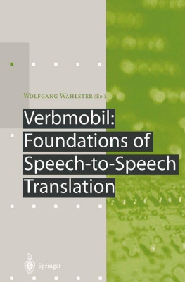 Bild von Verbmobil: Foundations of Speech-to-Speech Translation (eBook)