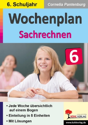 Bild von Wochenplan Sachrechnen / Klasse 6