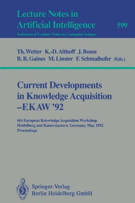 Bild von Current Developments in Knowledge Acquisition - EKAW'92