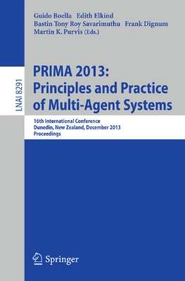 Bild von PRIMA 2013: Principles and Practice of Multi-Agent Systems