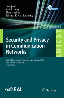 Bild von Security and Privacy in Communication Networks (eBook)