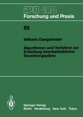 Bild von Algorithmen und Verfahren zur Erstellung innerbetrieblicher Anordnungspläne (eBook)