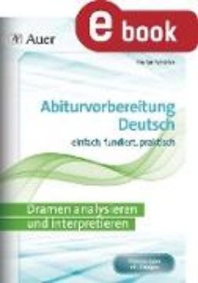 Bild zu Dramen analysieren und interpretieren (eBook)