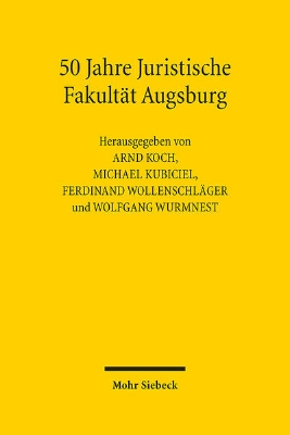 Bild von 50 Jahre Juristische Fakultät Augsburg (eBook)